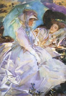 John Singer Sargent Reading (mk18) oil painting picture